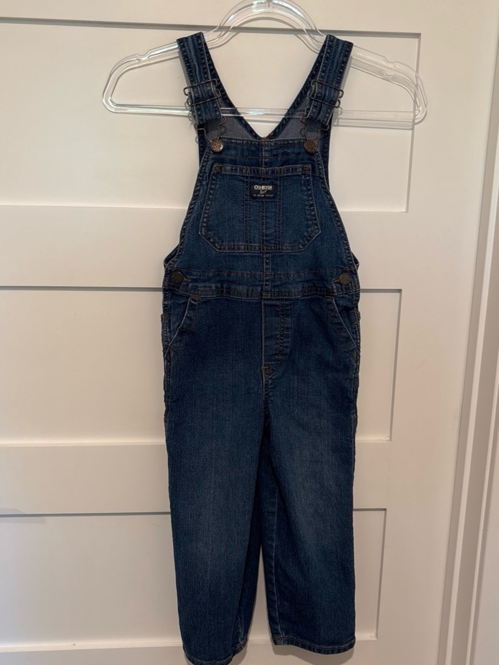 OshKosh B'gosh Navy Blue Denim Kids Overalls
